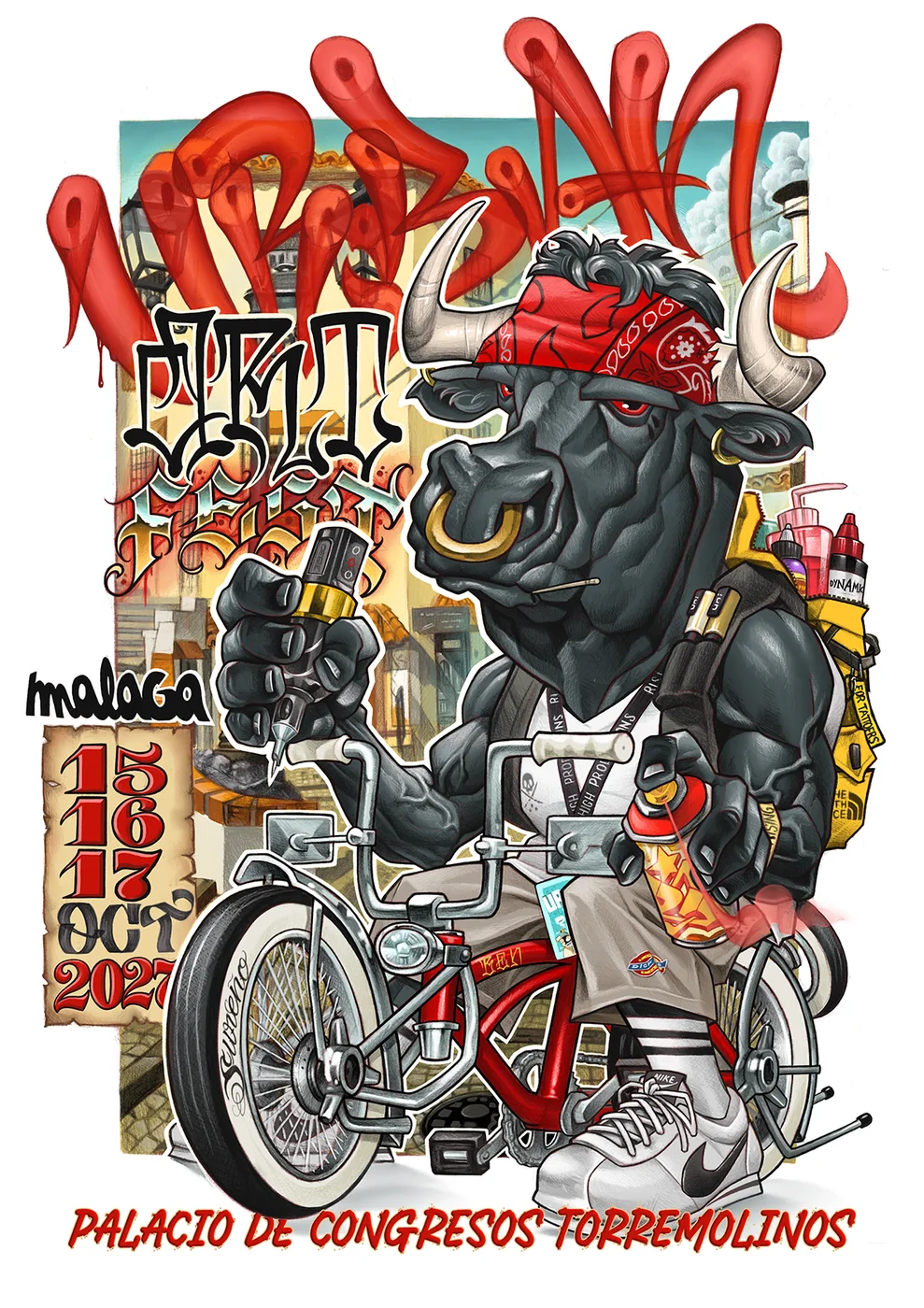 Urban Art Fest Malaga 2027 poster